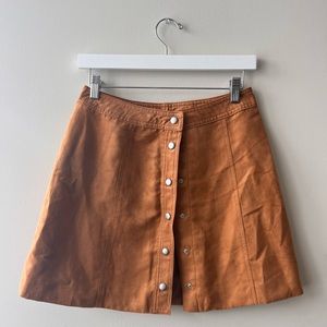 H&M Cowboy Suede skirt SIZE 6